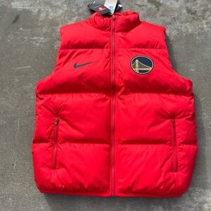 NWT Nike Golden State Warriors City Edition Puffer Vest Men’s Size M FZ0333-657